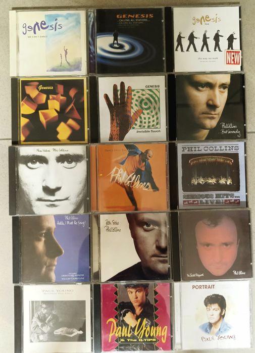 Sting Phil Collins George Michael Prince Elton John Jimmy Somerville płyty CD