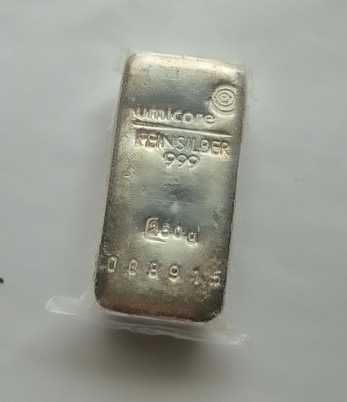 срібна монета 250 грам проба 999