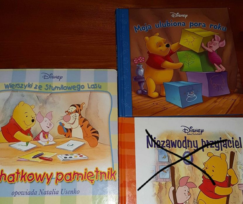 Kubuś Puchatek dwie książeczki dla dzieci