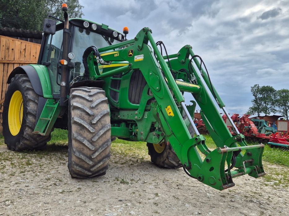Ładowacz John deere 683 komplet z adaptacja