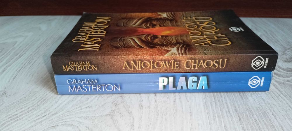 2x Graham Masterton Plaga + Aniołowie Chaosu