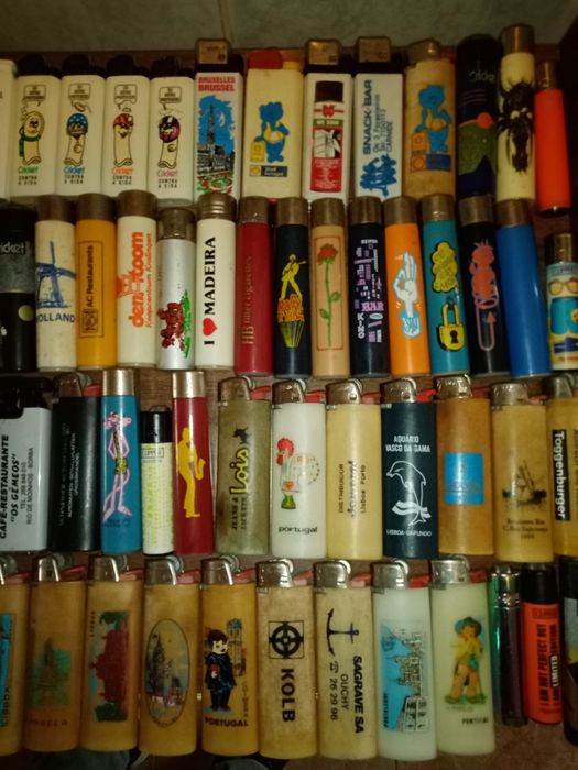 Isqueiros de coleção várias marcas