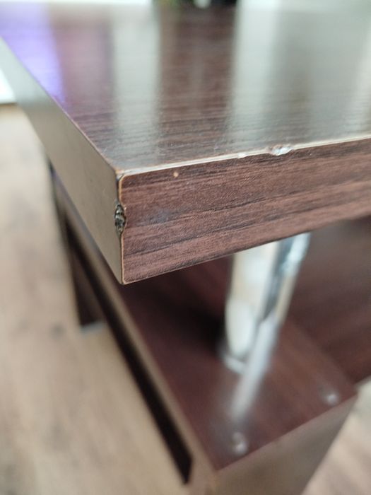 Wysoka ława w kolorze wenge