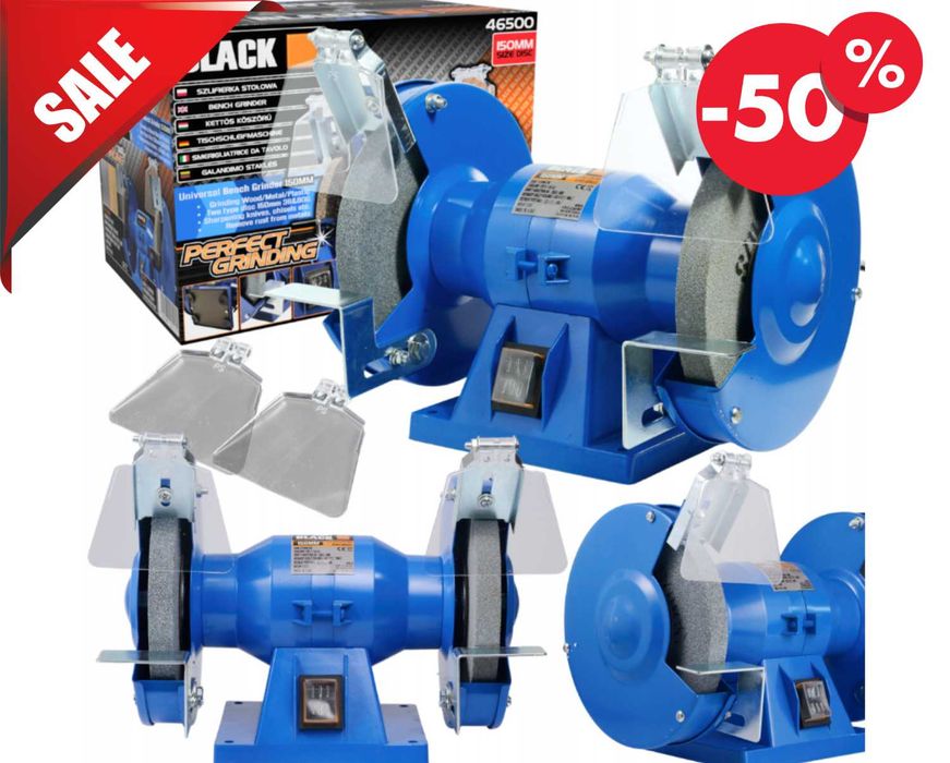 Nowa SZLIFIERKA Stołowa Kamieniowa 2x Kamień Tarcza 1700W (GRATIS)