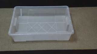 Caixa, IKEA SAMLA transparente, 78x56x18 cm/55 l