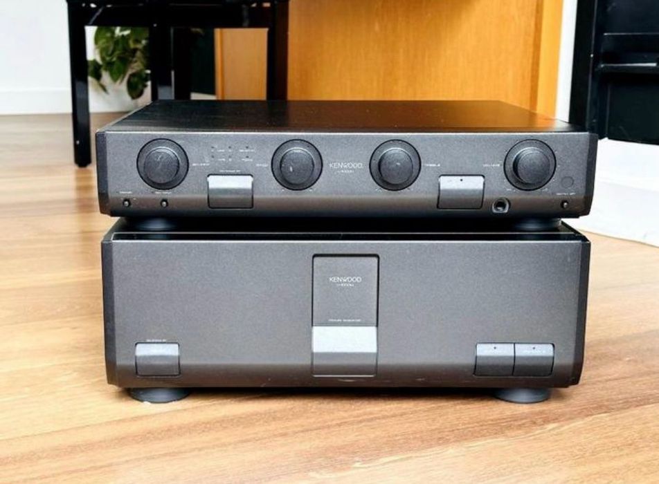 підсилювач високотоковий балансний Kenwood L1000-C + L1000-М balanced
Kenwood