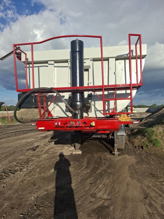 Reisch Stalowa wywrotka 25m3 wanna,  nacsepa