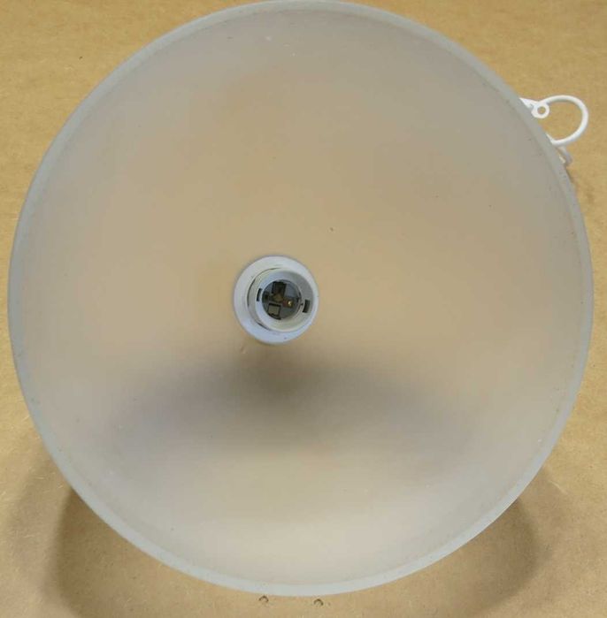 Lampa wisząca na kablu 80 cm, matowy szklany klosz