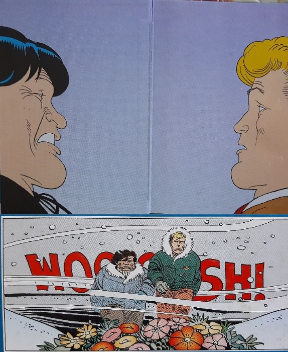 Livro de banda desenhada de Martin Mystère a cores, em italiano