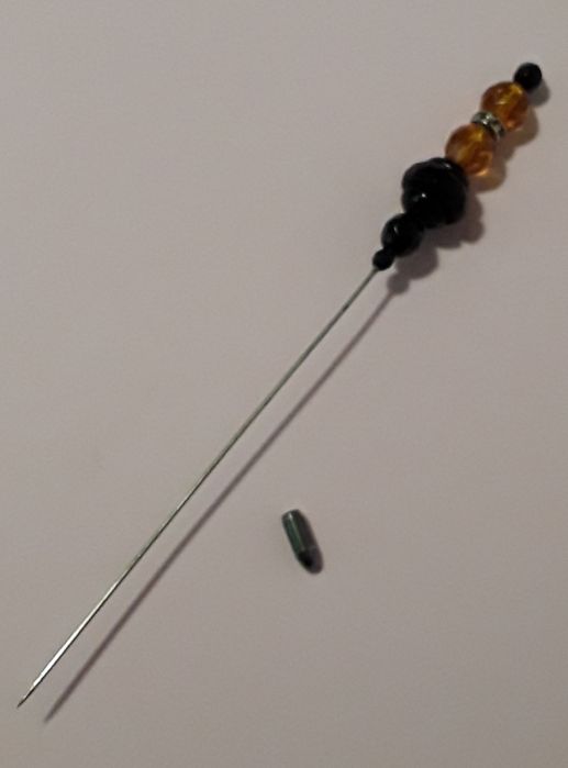 Alfinete pregadeira comprido, como novo!