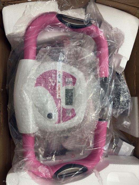 Rower treningowy mechaniczny pionowy Ultrasport F-Bike różowy