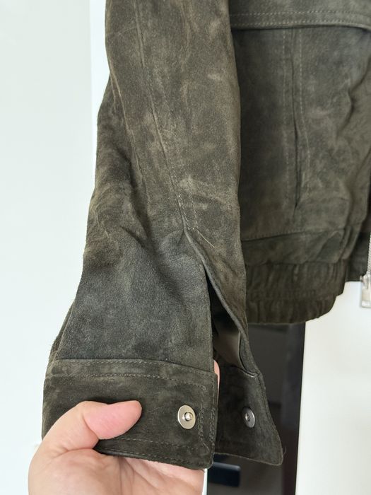Курта бомбер Zara з натуральної замші
