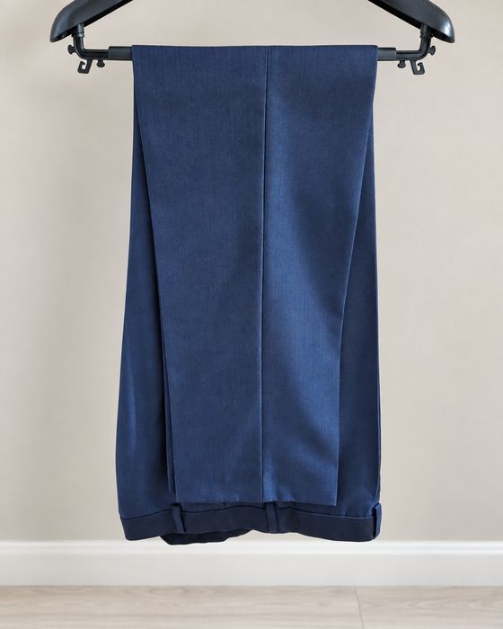 Granatowy garnitur męski New Men Style 182/100/86 – bardzo dobry stan