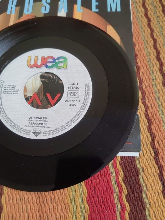 Alphaville-Jerusalem, 7"singiel winylowy