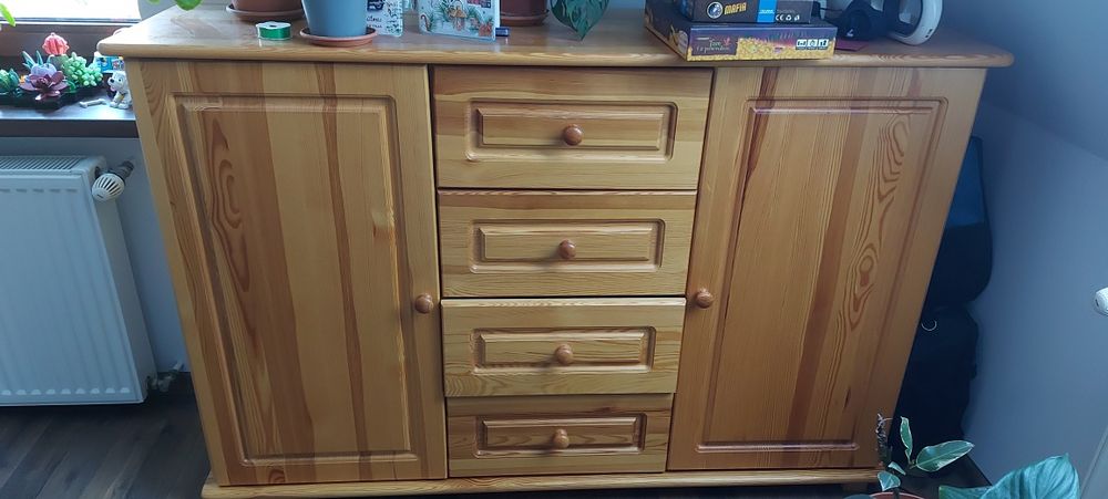 Komody Sosnowe , komoda sosnowa lite drewno , 4 różne wielkości