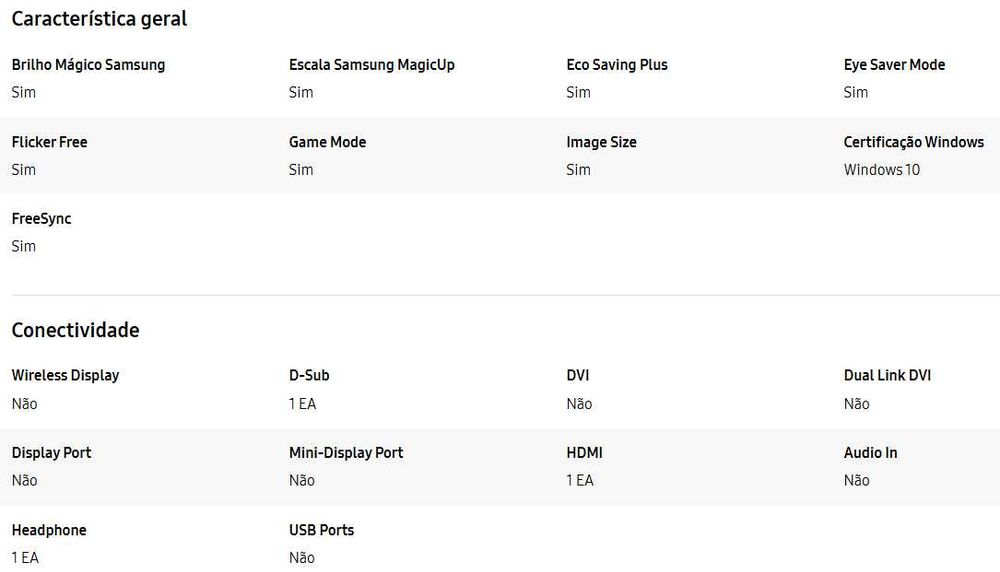 Monitor Curvo Samsung 27" FHD CF390