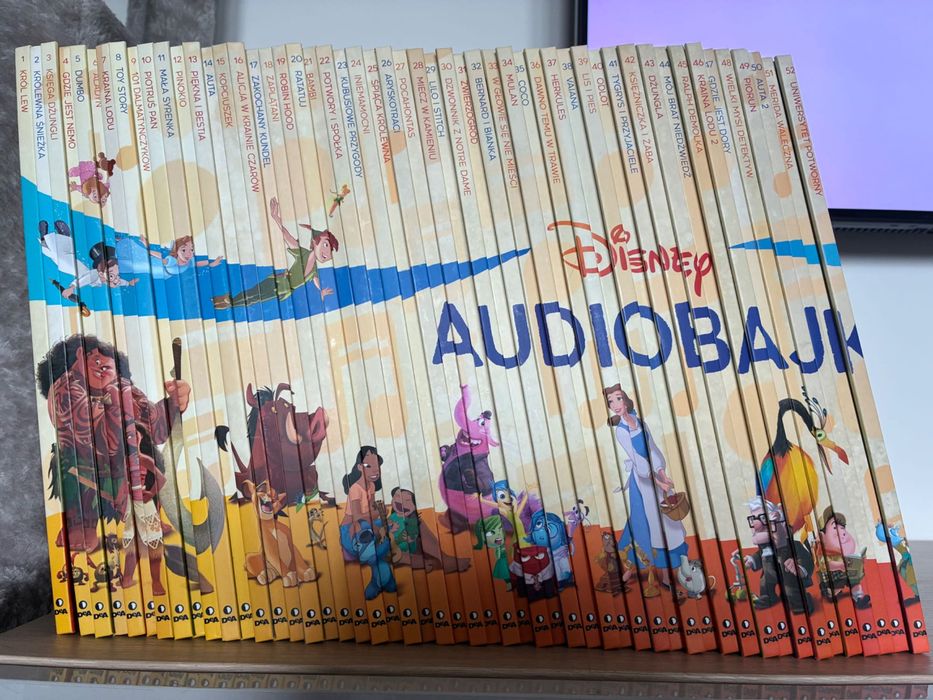 Audiobajki Disney komplet 52 szt.