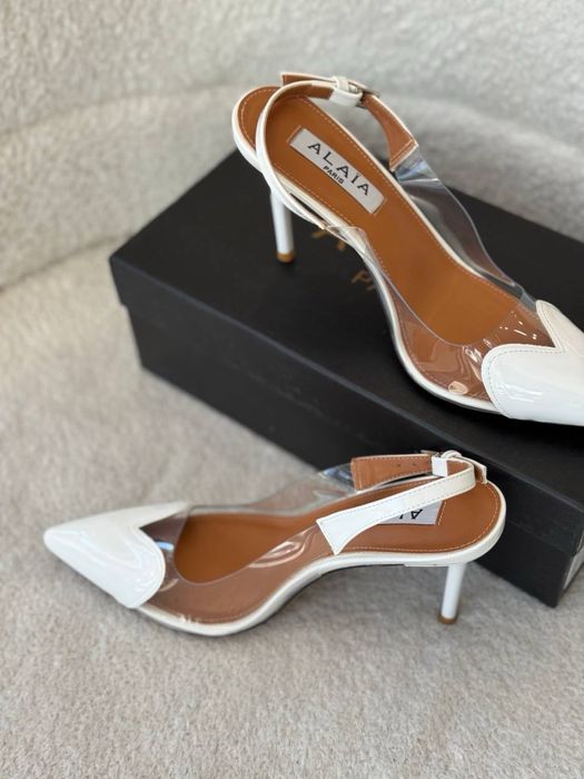 Каблуки Alaïa білі розмір 37,38,39