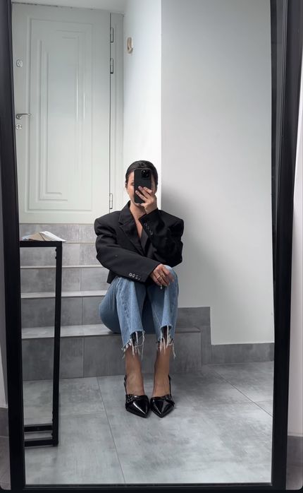 Mango слингбеки туфли