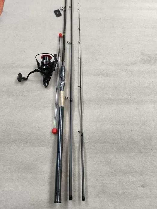 Wędka feeder Strategist 330cm 100g + Kołowrotek Black Shadow