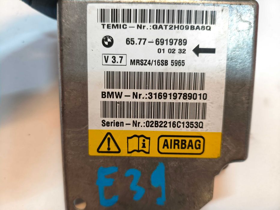 BMW E39 Sterownik Moduł poduszek Airbag 3.7 V