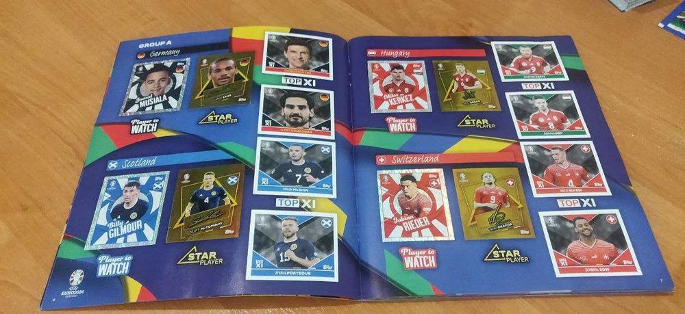 Topps Євро 2024 повний альбом