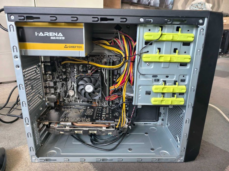 ПК Ryzen 5 2600 8 gb ddr4 SSD/HDD GTX 1060gb 6gb + Мон 22 Dell