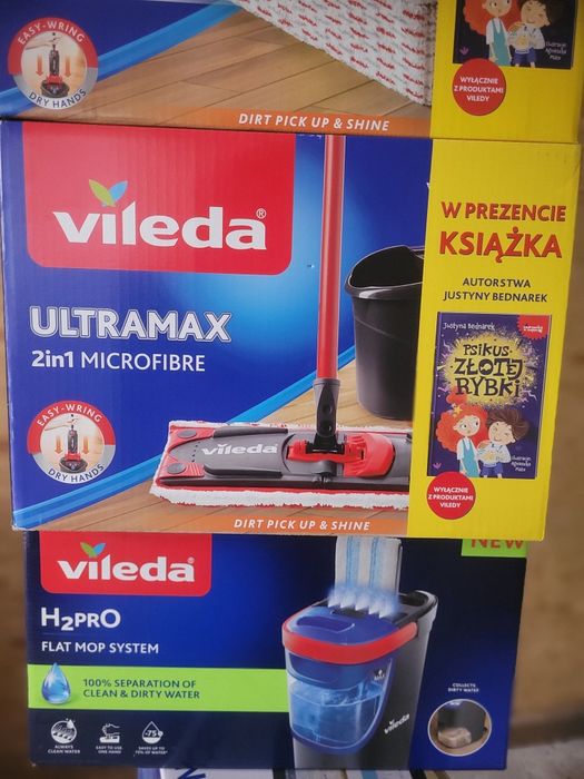 швабри Vileda Швабра плоска H2prO (4023103251540)