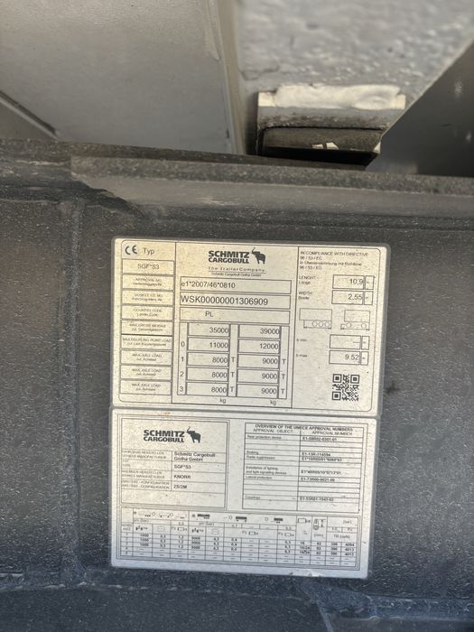 Naczepa wywrotka Schmitz