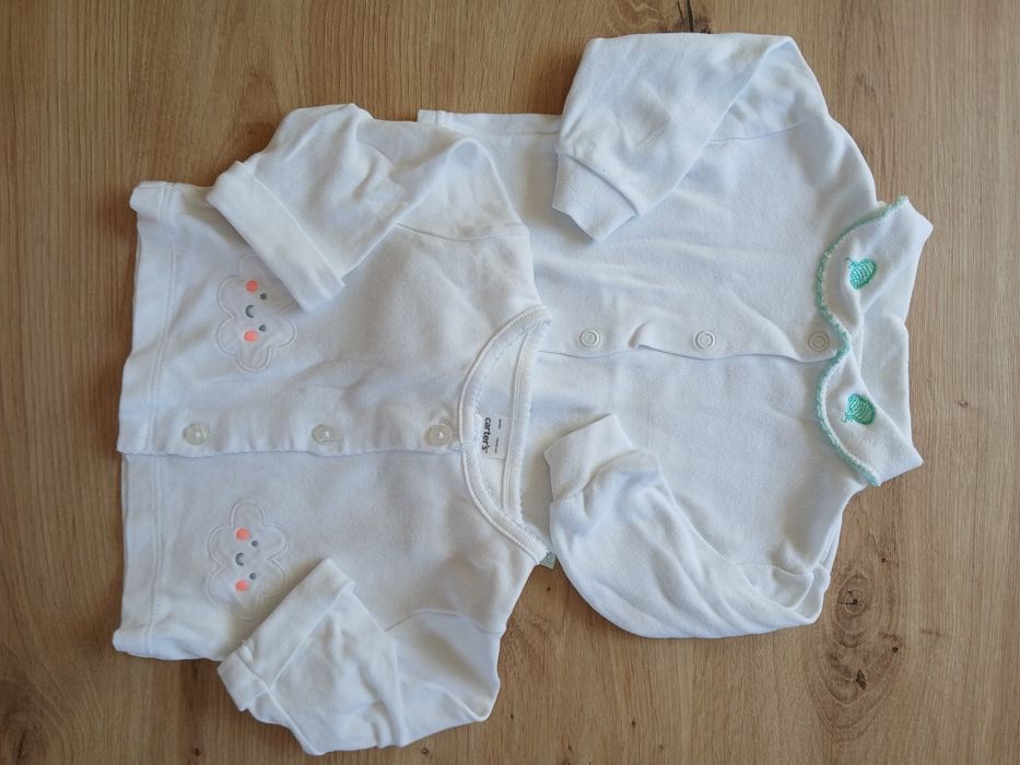 Koszulki, kaftaniki niemowlęce, r. 62