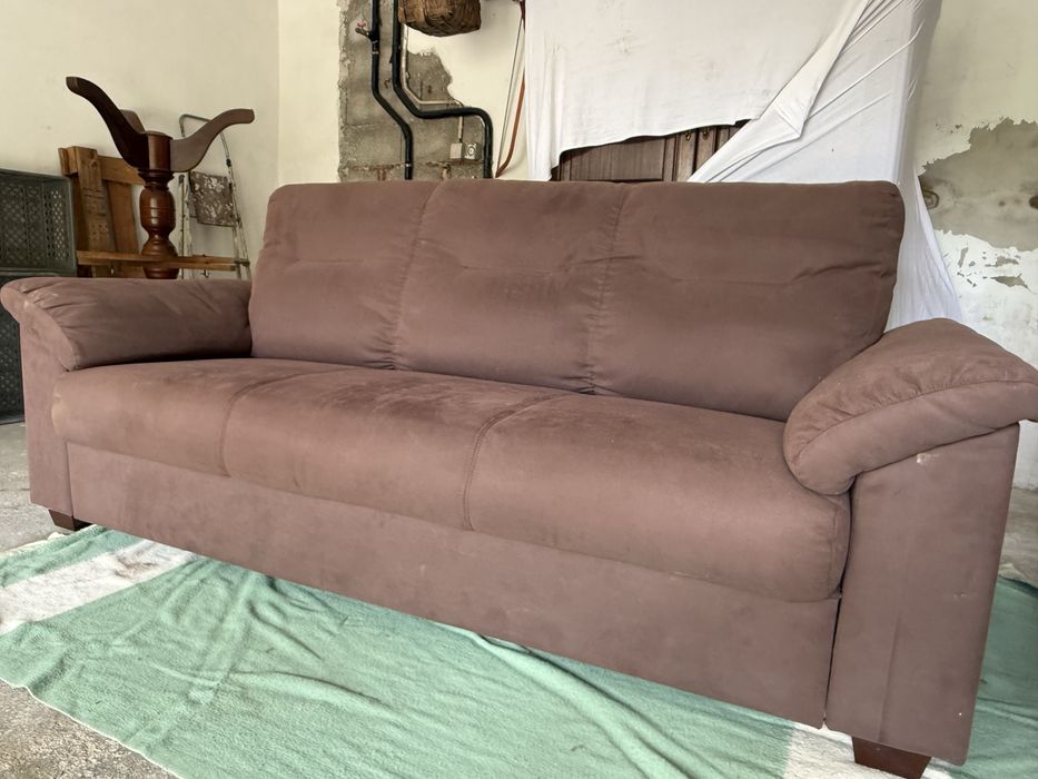Sofá de Tecido 3 lugares confortável