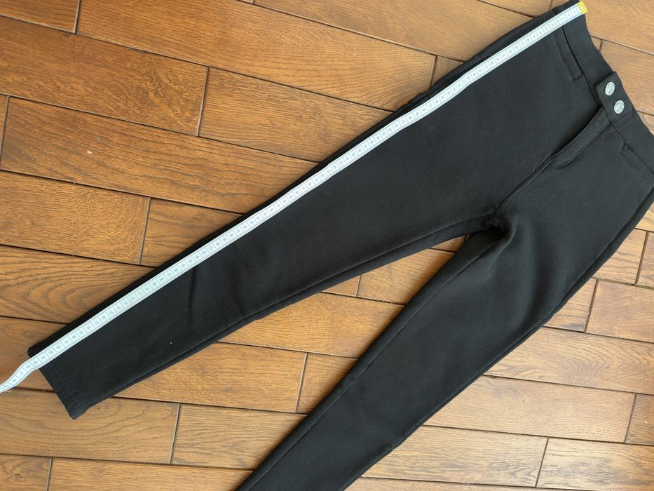 Утеплені штани лосіни брюки 152 158 хс ххс 6 легинсы штаны лосины чорн