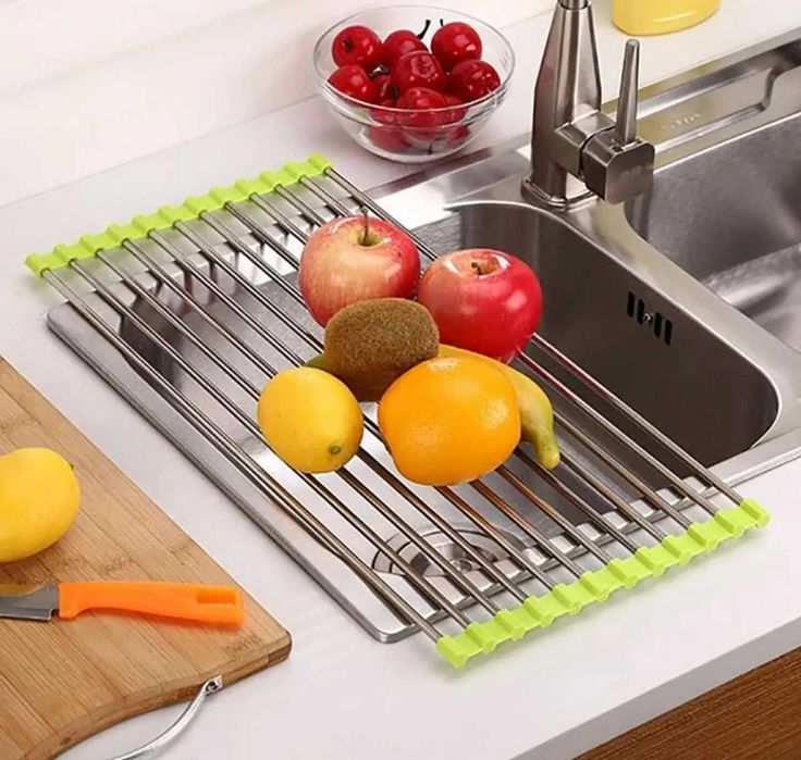 Решетка сушилка для посуды на мойку подставка горячее Wash Basin Dryer