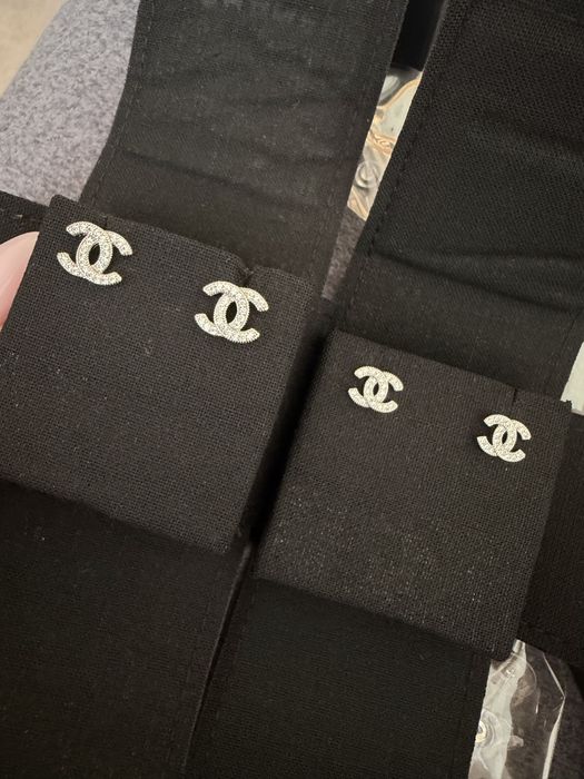 Сережки chanel lux