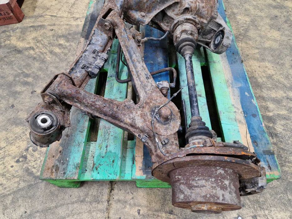 Eixo traseiro usado BMW Z3 1.9 Diferencial discos transmissões mangas eixo