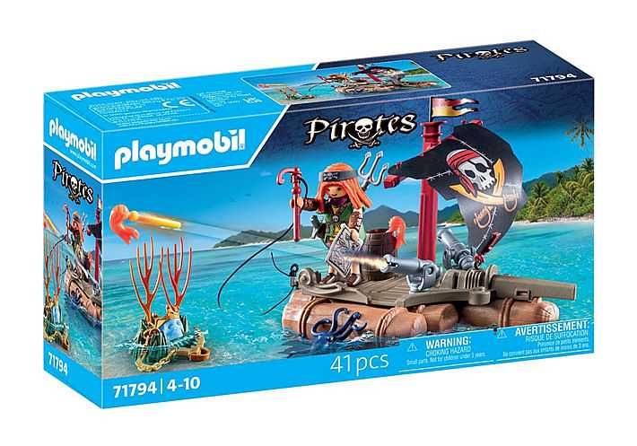 Playmobil Piracka Tratwa Ze Skarbem Zestaw z Figurkami NrD604