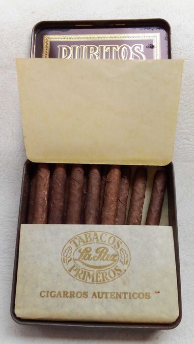 Caixa de cigarrilhas Puritos