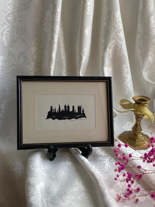 Obraz w drewnianej ramie. Vintage