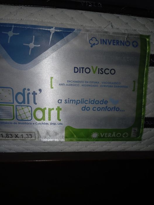 Colchão pouco uso como novo + estrado