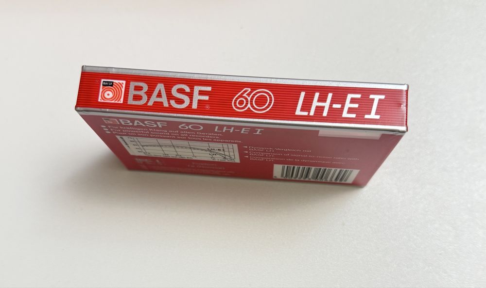 Kaseta magnetofonowa audio czysta Basf LH-E I 60 nowa folia