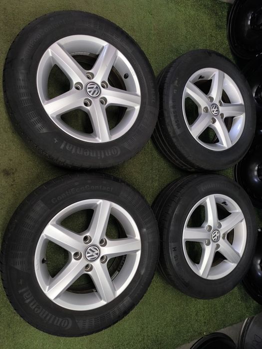 Koła 15" 5x112 opony 195/65/15 VW Passat Golf 5 6 7 8 Touran Caddy