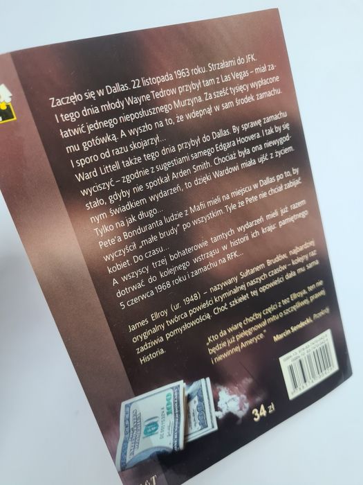 "Sześć tysięcy gotówką" - James Ellroy. Książka