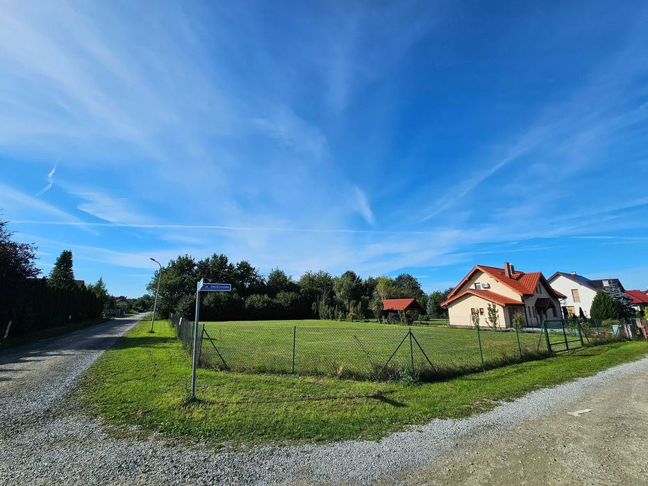 Działka budowlana uzbrojona 1381 m2, Marcinkowice woj. dolnośląskie