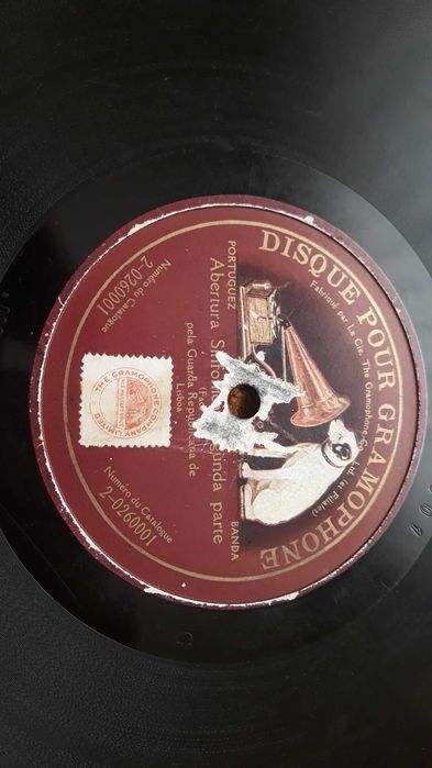 J. Fernandes Fão + G.N.R. de Lisboa - Monarch Record Gramophone