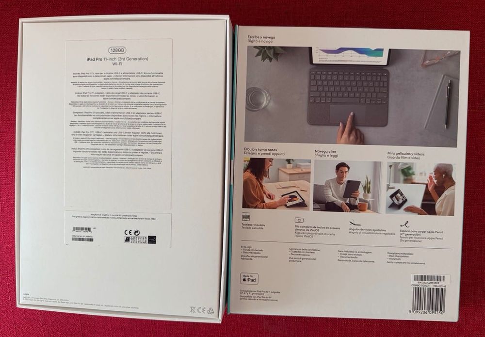 iPad Pro 11" M1 Cinzento Sideral - Wi-fi + Capa teclado Logitech