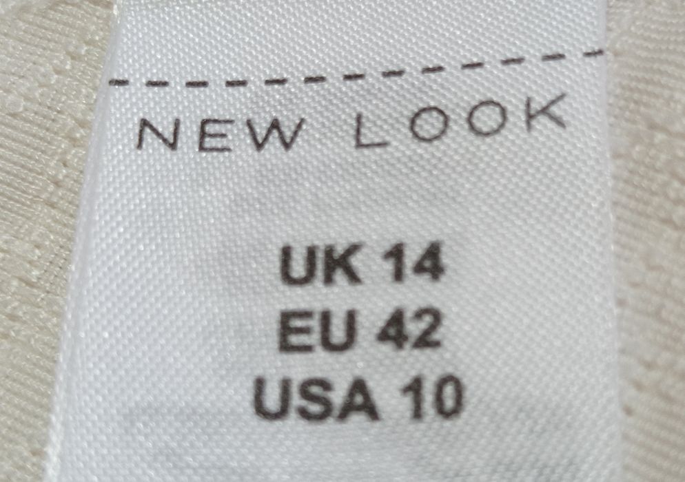 Śliczna sukienka kremowa/ecru New Look roz. 42