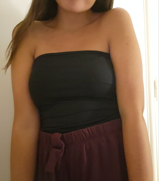 Top cai-cai preto | Zara