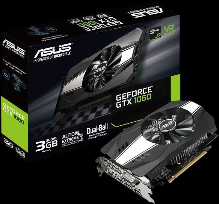 Відеокарта GeForce GTX 1060 3GB Asus Phoenix