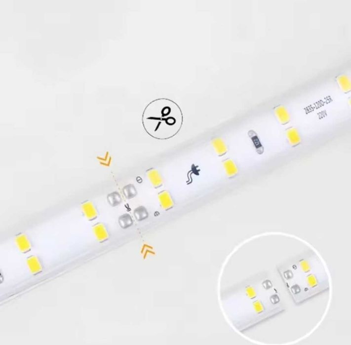 LED стрічка 6 метрів 220 вольт