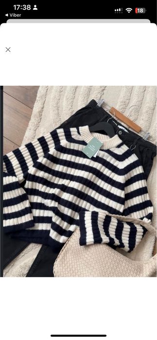 Светр h&m у смужку